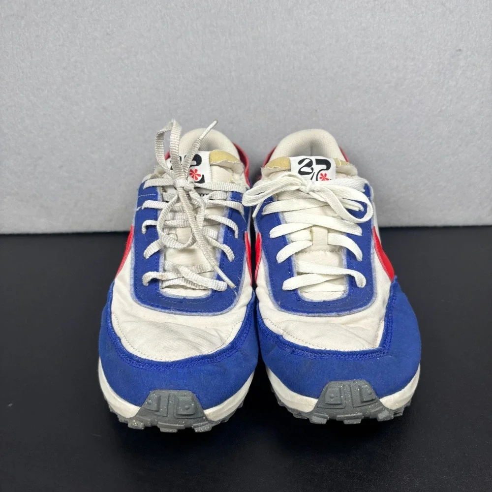 Nike Waffle Debut Swoosh Phantom Blue Red DV0527-001 Men's Size 8.5 Sneakers